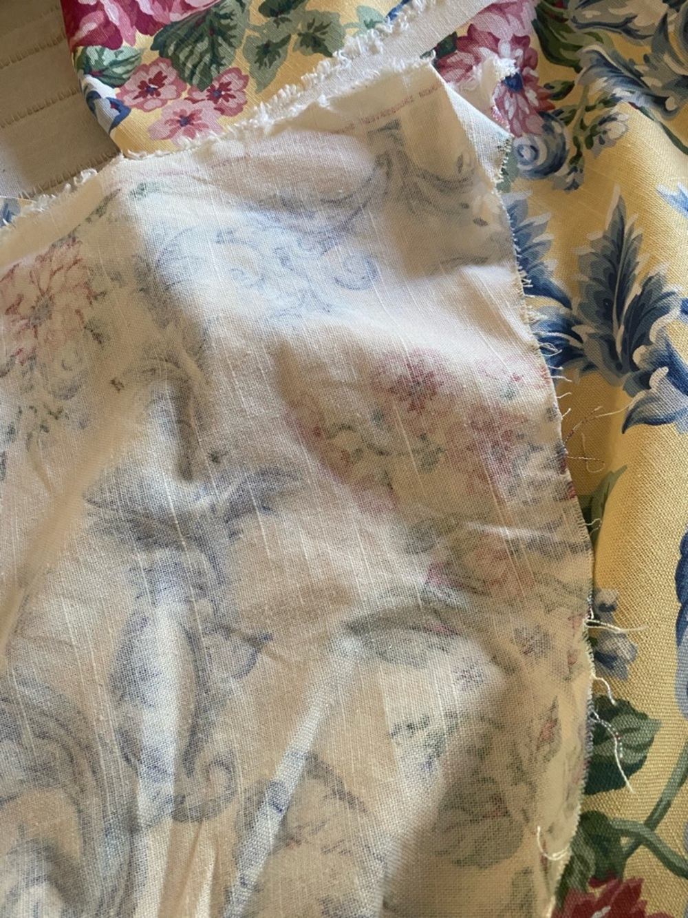 Vintage Floral Upholstery Fabric Jaclyn Nash Barrow Industries Rosecliff 4+ yds - Picture 6 of 7